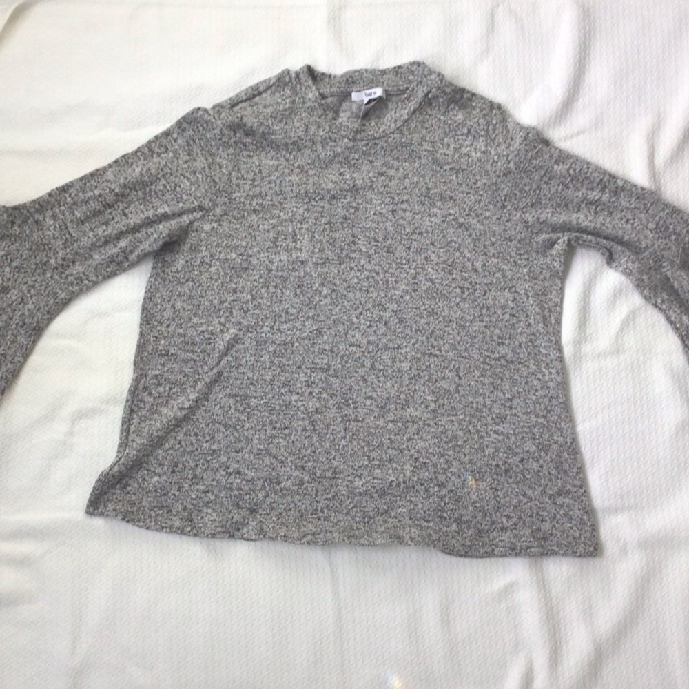 Soft Heather Crewneck Sweater in Gray